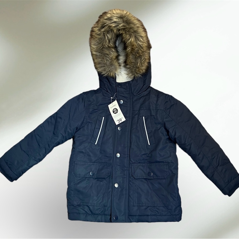 New George Boy jacket parka with faux fur hood